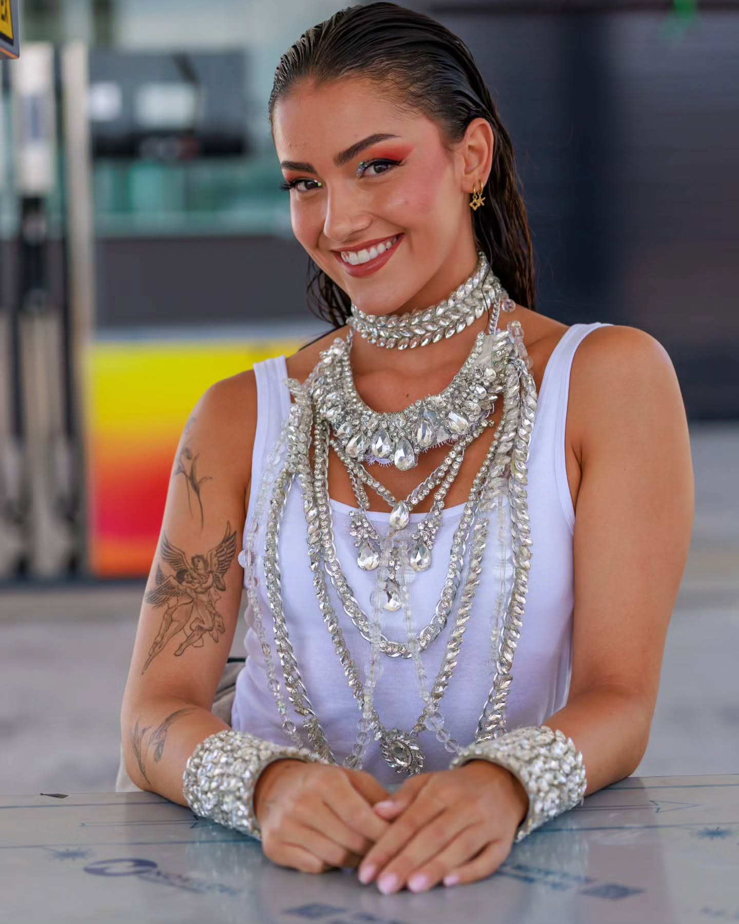 Daniela Martínez durante el proceso de selección para el Carnaval de Santa Cruz de Tenerife 2027