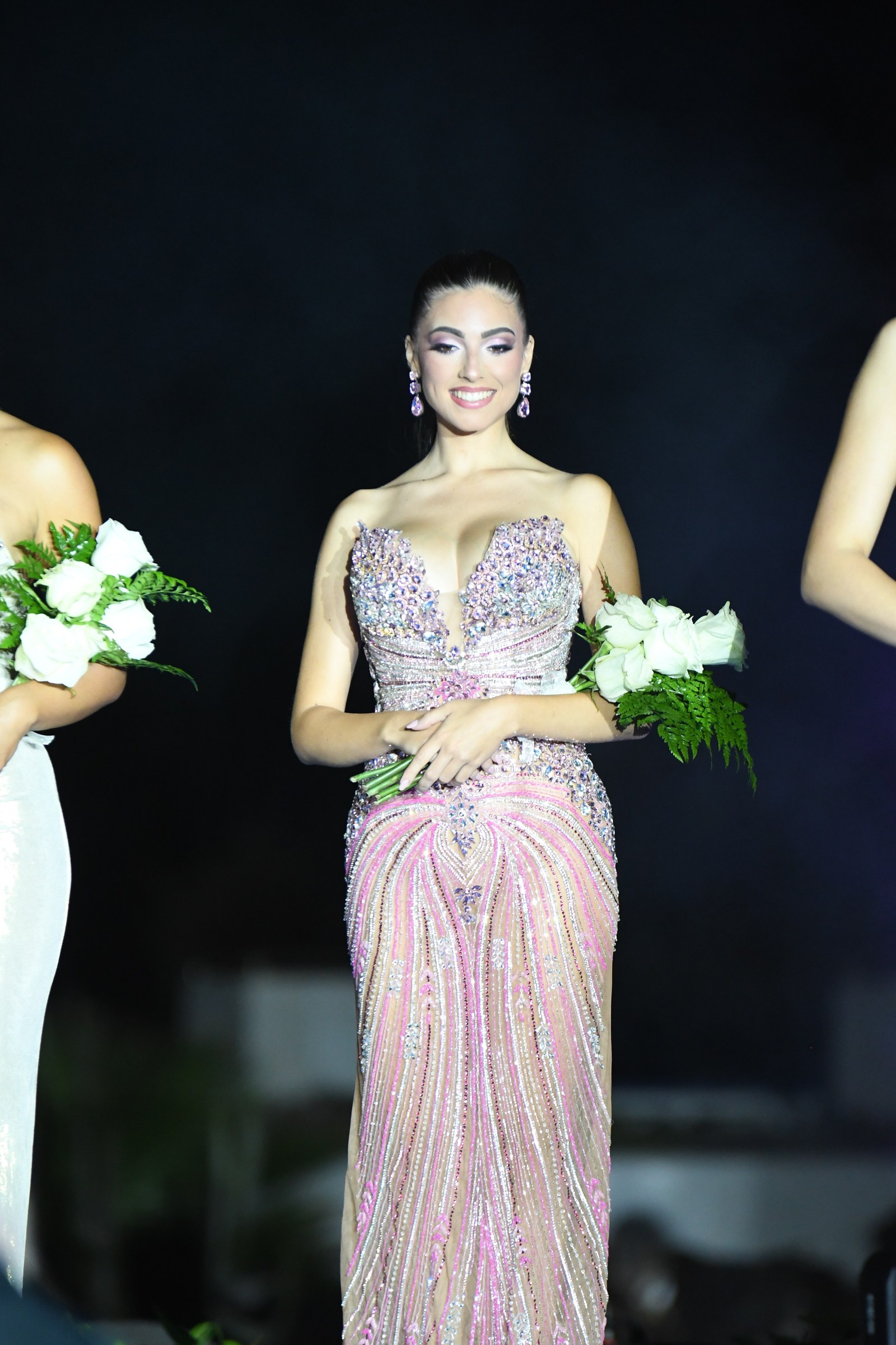 Danna Hernández durante la gala final de Miss Universe Spain 2026